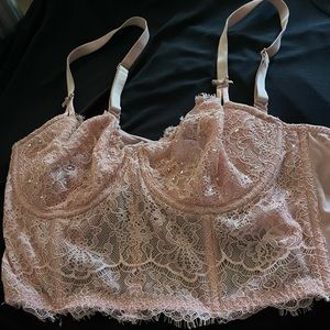 Victorias Secret Rose Gold Bralette Top